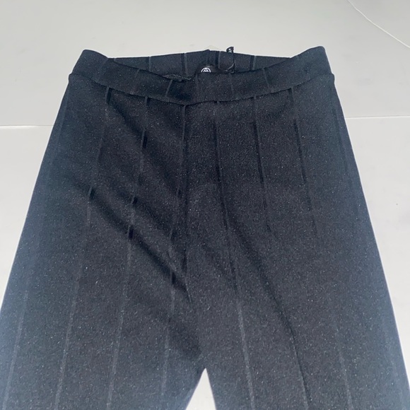 Missguided Black Bandage Skinny Legging Pants Size 6 Stretchy - Picture 4 of 8